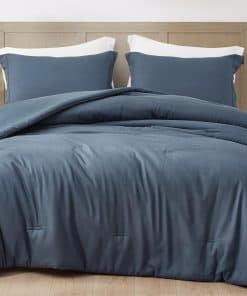 Set de Edredón Ligero Chezmoi Collection Cliff -Azul Acero