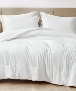 Juego de edredón ligero Chezmoi -Blanco