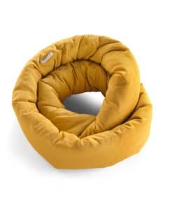 Almohada de Viaje para Niños Huzi Infinity -Amarillo Ocre