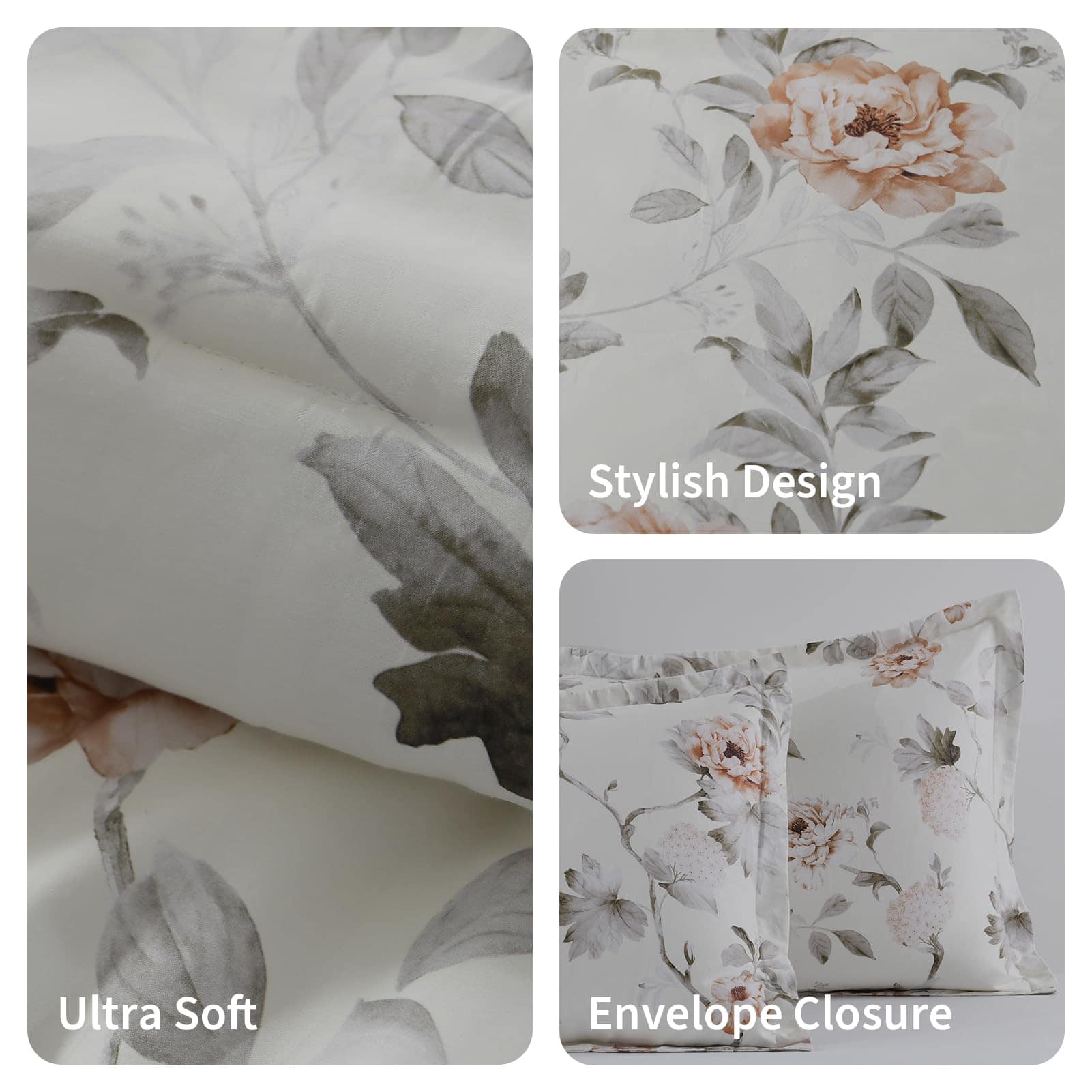 Juego de Edredón Queen Size PANGUSHAN, Edredón de Algodón - Imagen 7