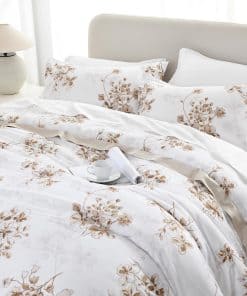 Juego de Edredón King Size PANGUSHAN, Edredón Acolchado de