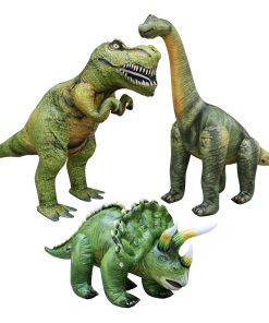Paquete de 3 Juguetes Inflables de Dinosaurios T-Rex,