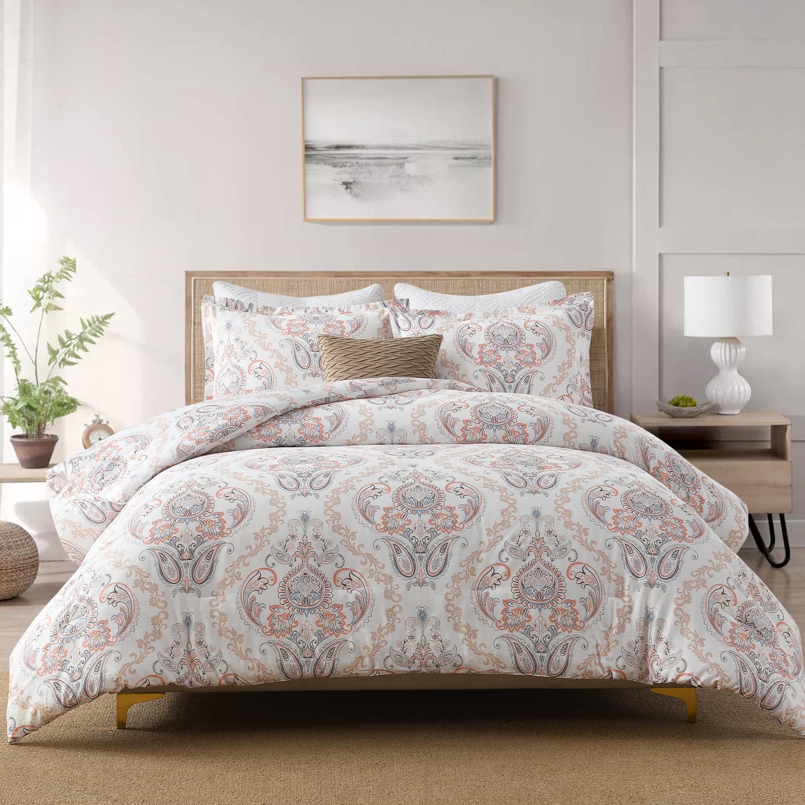 Juego de Edredón Finlonte Queen - Edredón de Tamaño Queen