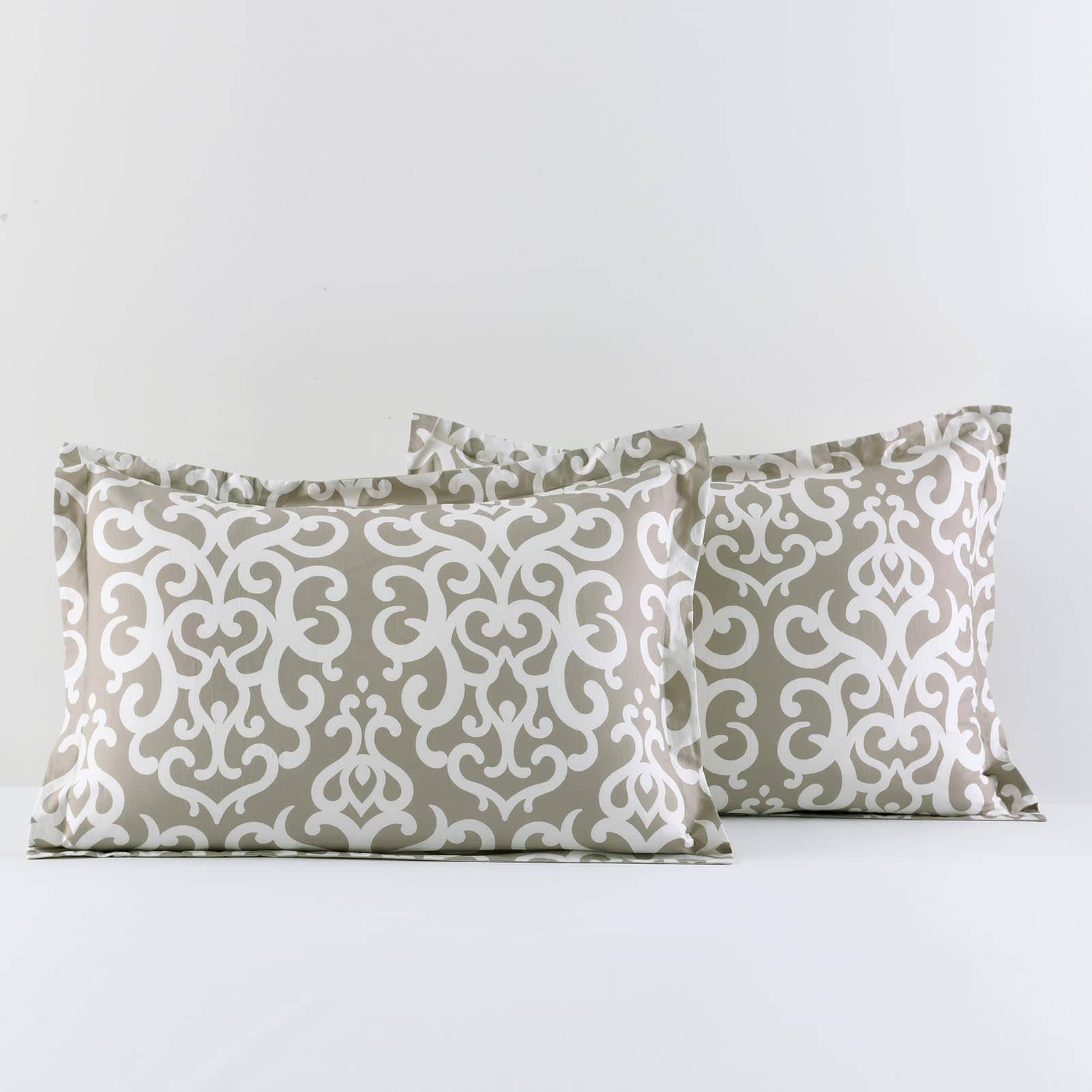 Set de Edredón King Size Reversible de Algodón Finlonte en - Imagen 8