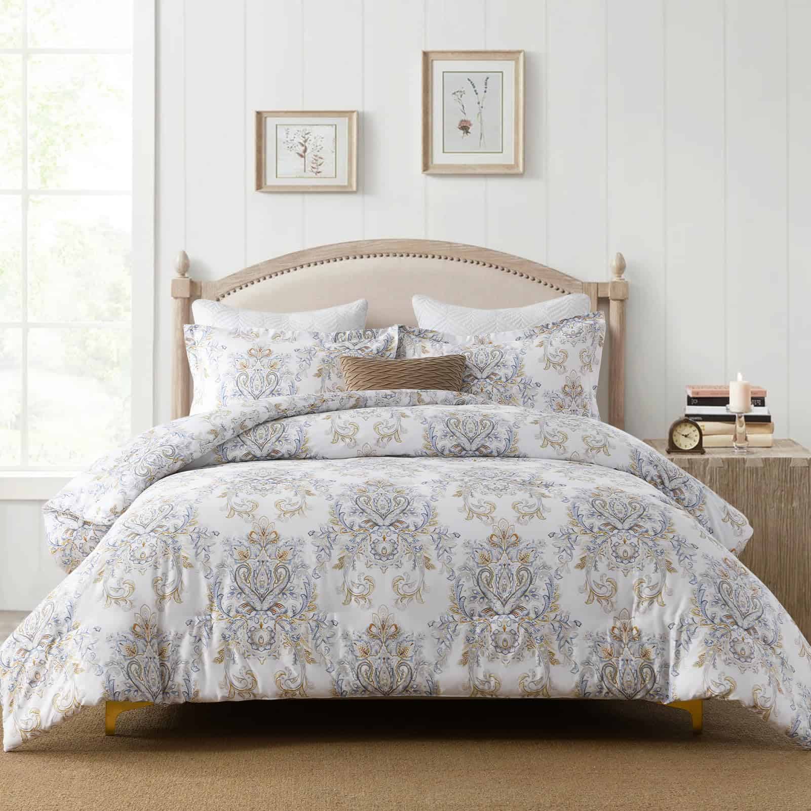 Juego de edredón de tamaño Queen Finlonte - Edredón de