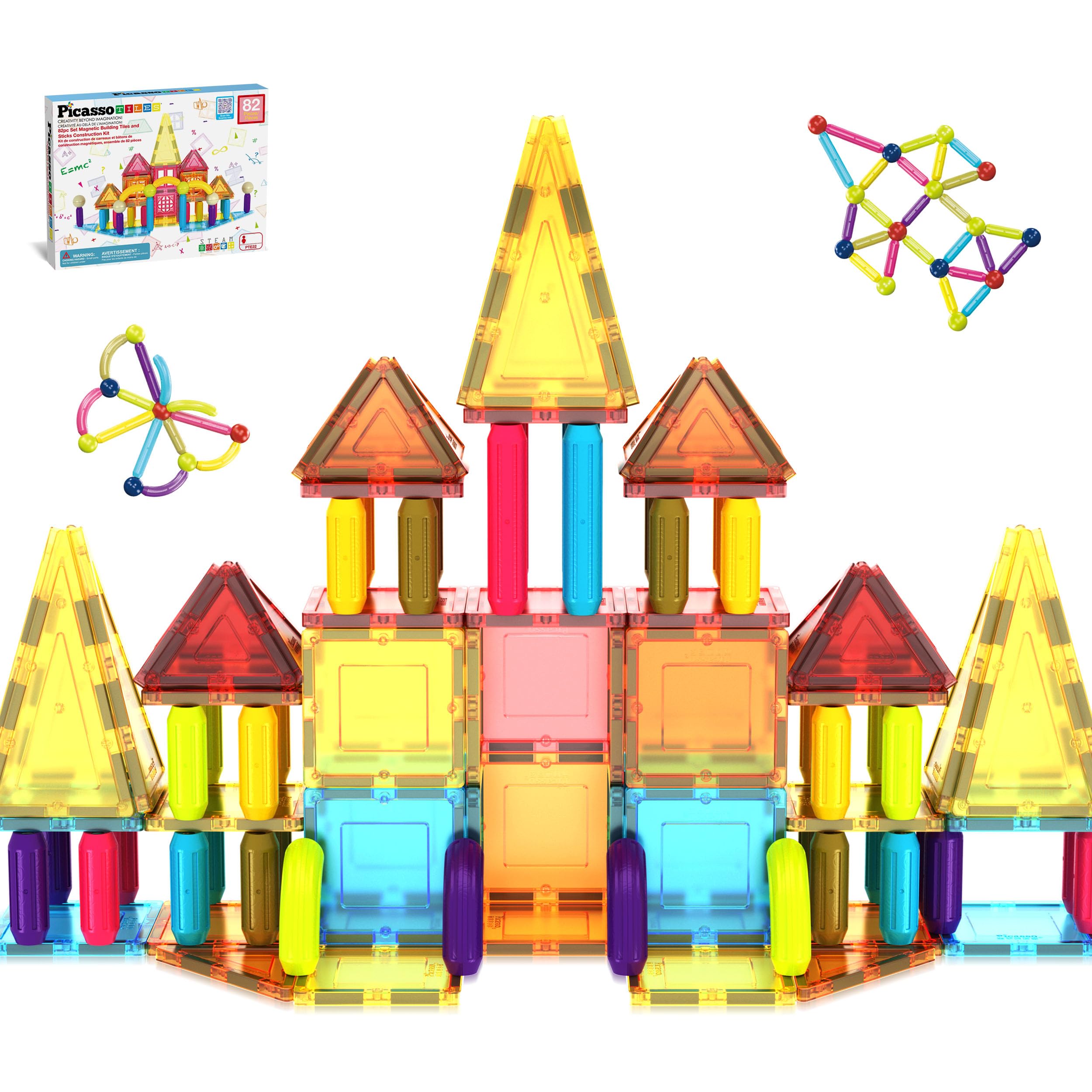 Set de Construcción de Bloques Magnéticos PicassoTiles de