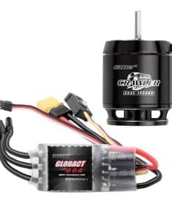 Kit de ESC y Motor Brushless GLOBACT AM32 80A para Coche RC