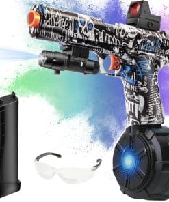 Pistola de Balas de Gel con Tambor, Modo Dual Manual &