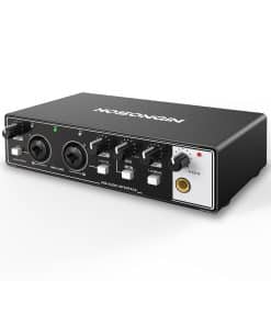 Interfaz de Audio USB HOSONGIN 2i2 para -al Negro)