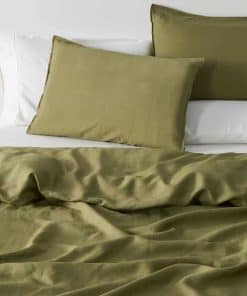 Funda de Almohada de Lino Puro Europeo Great Bay Home -