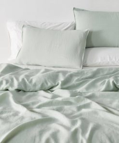 Funda de Almohada de Lino de Lino Europeo Puro 100% de