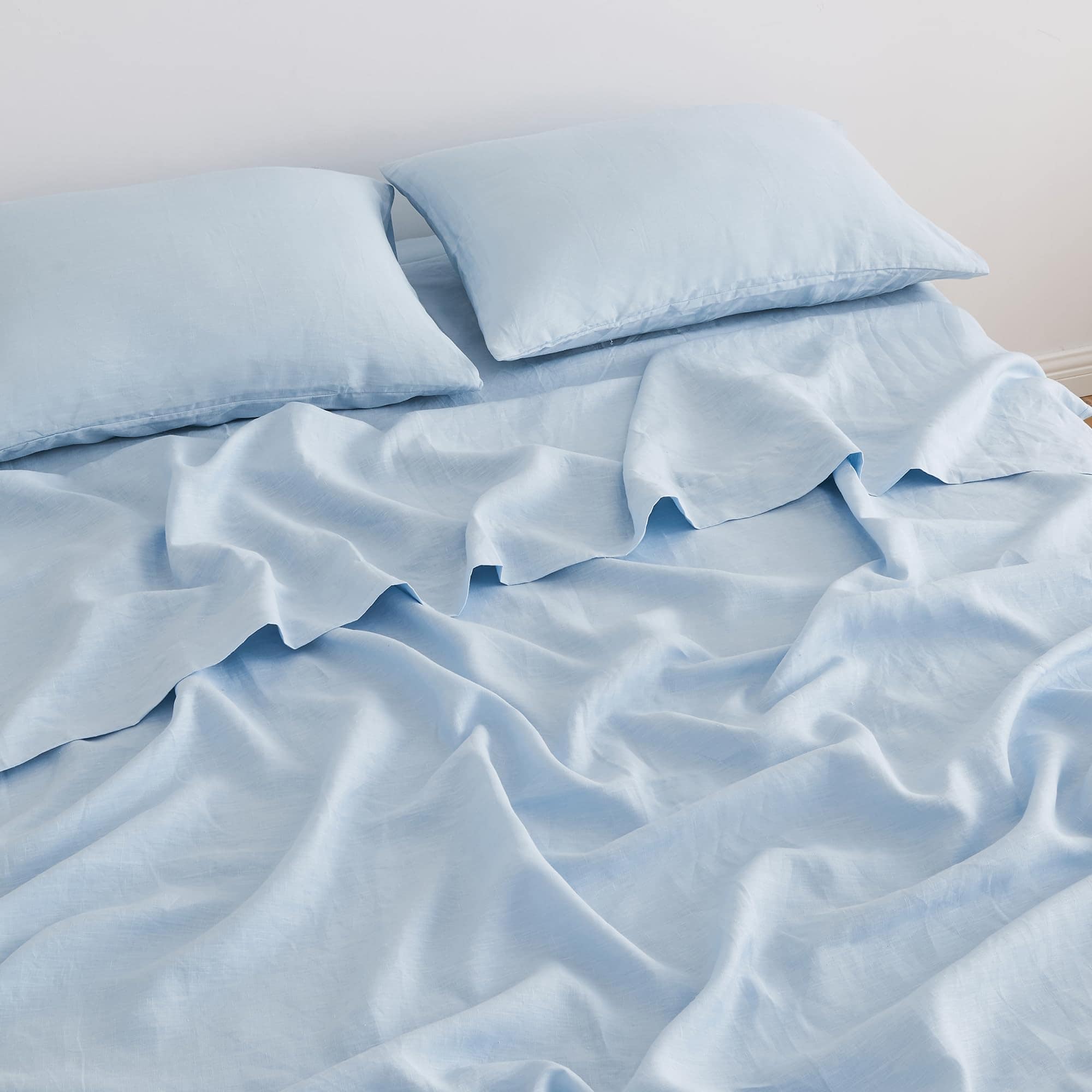 Juego de sábanas de lino puro europeo al 100% - Juego de 4 - Imagen 6