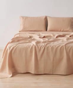 Juego de sábanas de lino 100% puro europeo - 4 piezas -