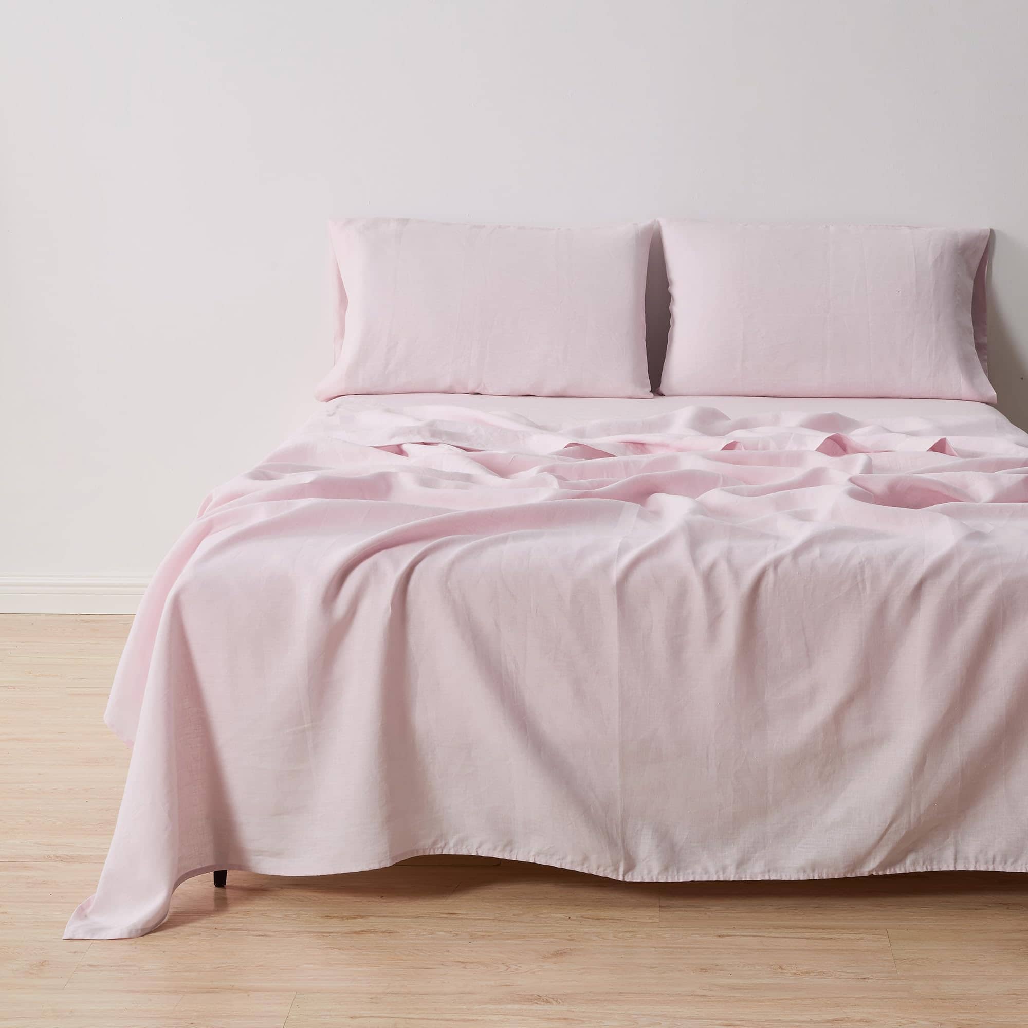 Juego de sábanas de lino puro europeo - 4 piezas Queen Size