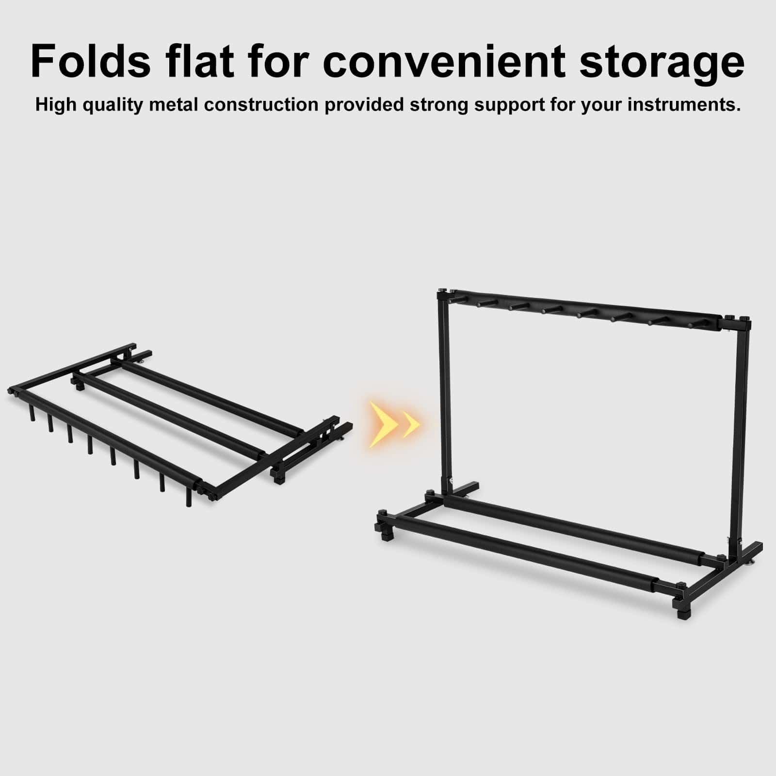 AODSK 7 Multi Soporte para Guitarra con Diseño Plegable, - Imagen 6