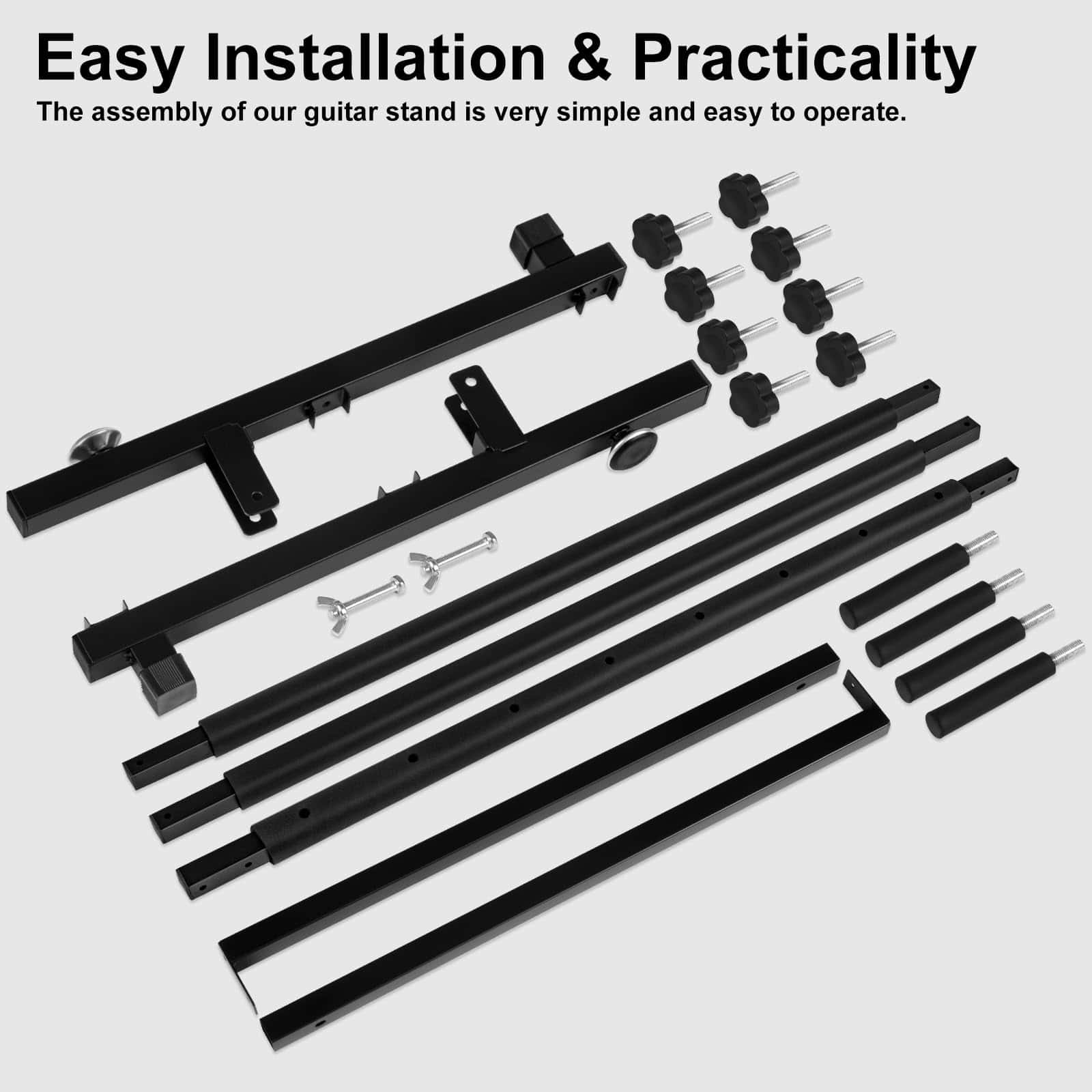 AODSK 7 Multi Soporte para Guitarra con Diseño Plegable, - Imagen 8