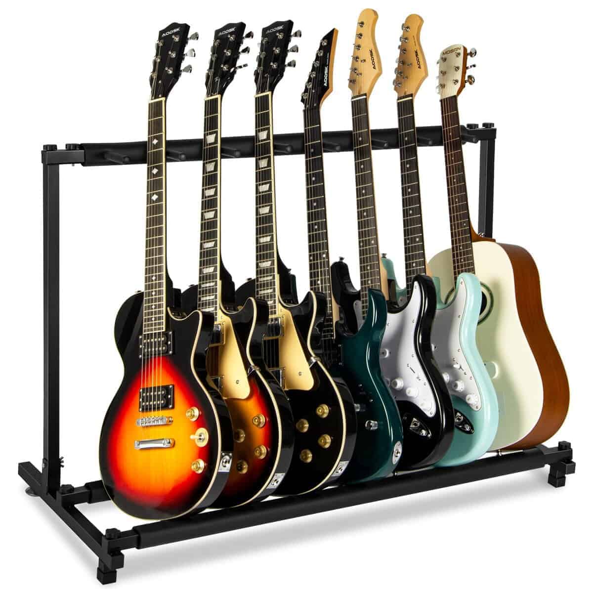 AODSK 7 Multi Soporte para Guitarra con Diseño Plegable,