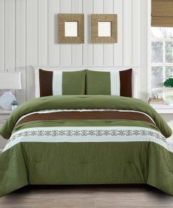 Juego de Edredón Alternativo de 3 Piezas California Cal