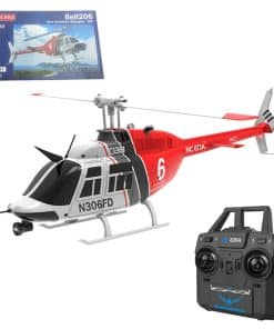 Helicóptero RC FunXylophy para Adultos, C138 -Rojo&negro&bla