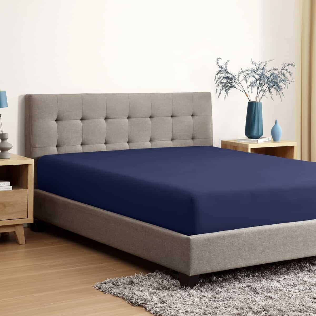 Sábana Ajustable CirclesHome tamaño Queen de Poliéster y - Imagen 8