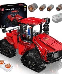 Mould King Tractor de Orugas Juguete de Construcción, 1698