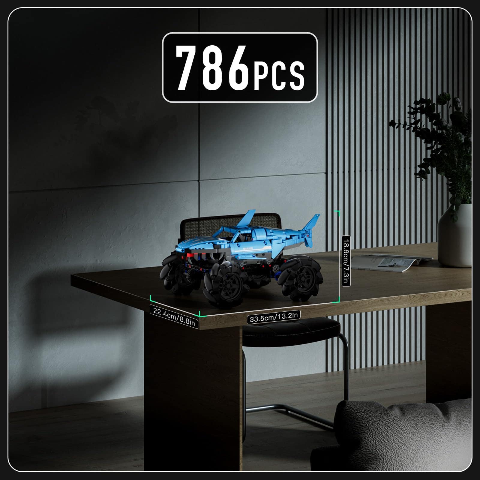 Mould King Building Sets Shark Remote Control Truck Car - Imagen 3