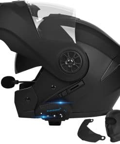 Casco Modular de Motocicleta Bluetooth Aprobado por DOT/ECE