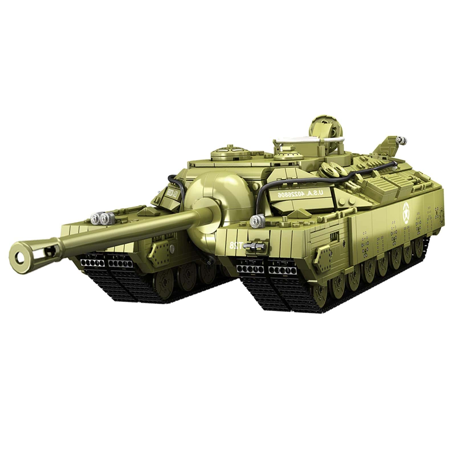 Set de Bloques de Construcción de Tanque Militar