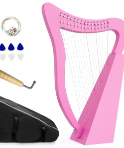 Arpa de 15 Cuerdas 22 Pulgadas de Altura para Adulto