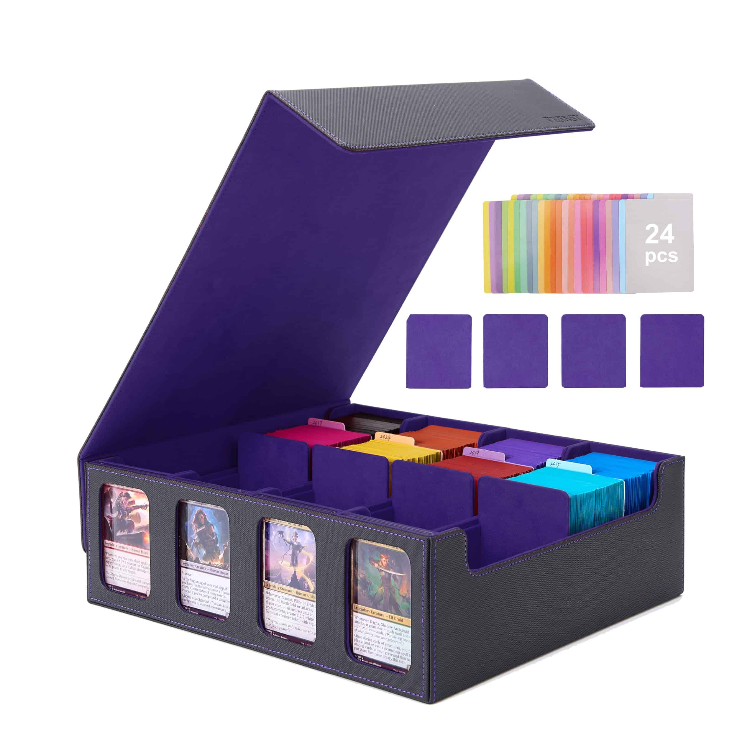 Estuche de almacenamiento de tarjetas Venssu para cartas