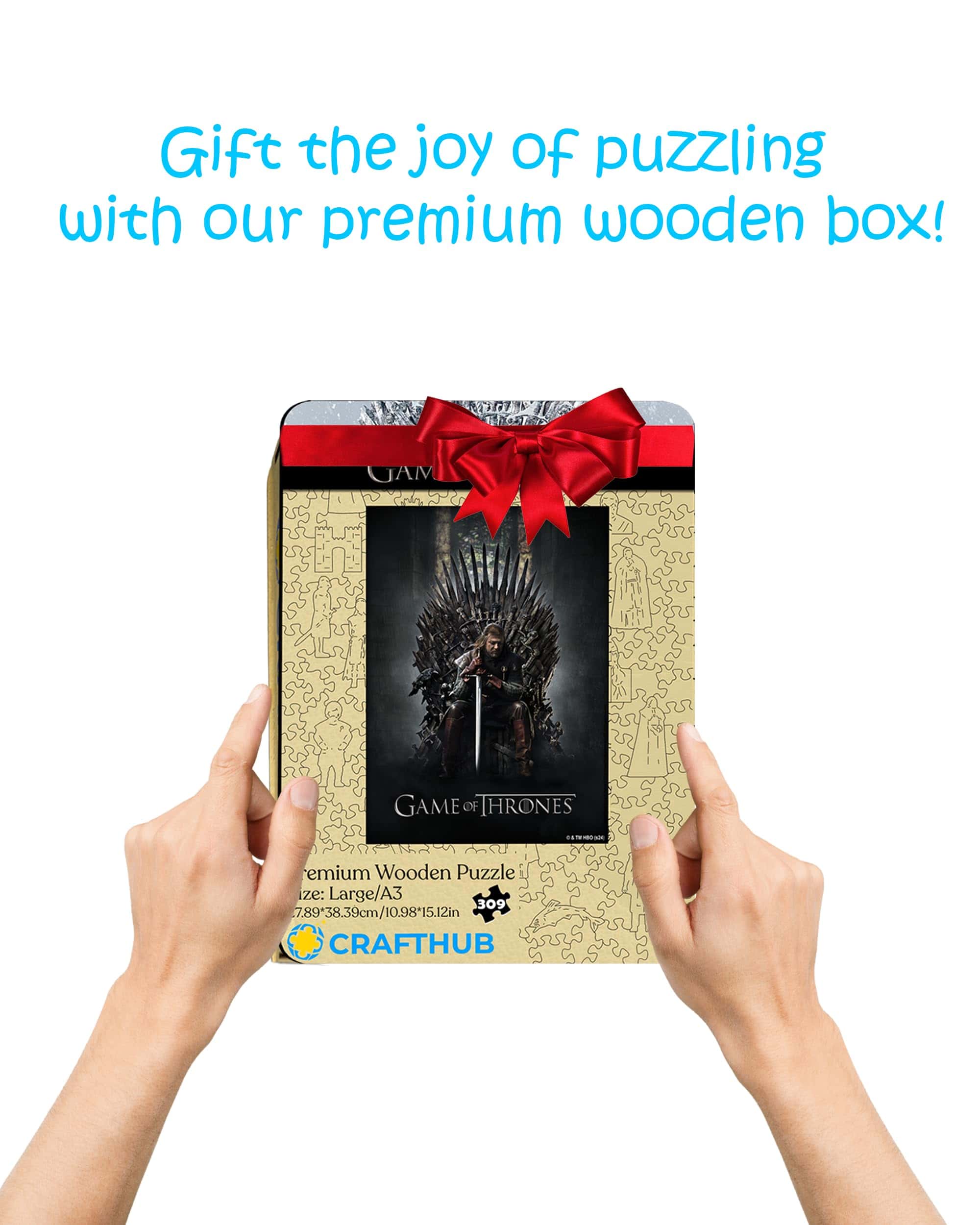 Rompecabezas de madera Game of Thrones de Crafthub para - Imagen 5