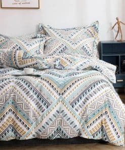 Juego de edredón bohemio BUPIRD Queen Soft Cotton Chic Boho