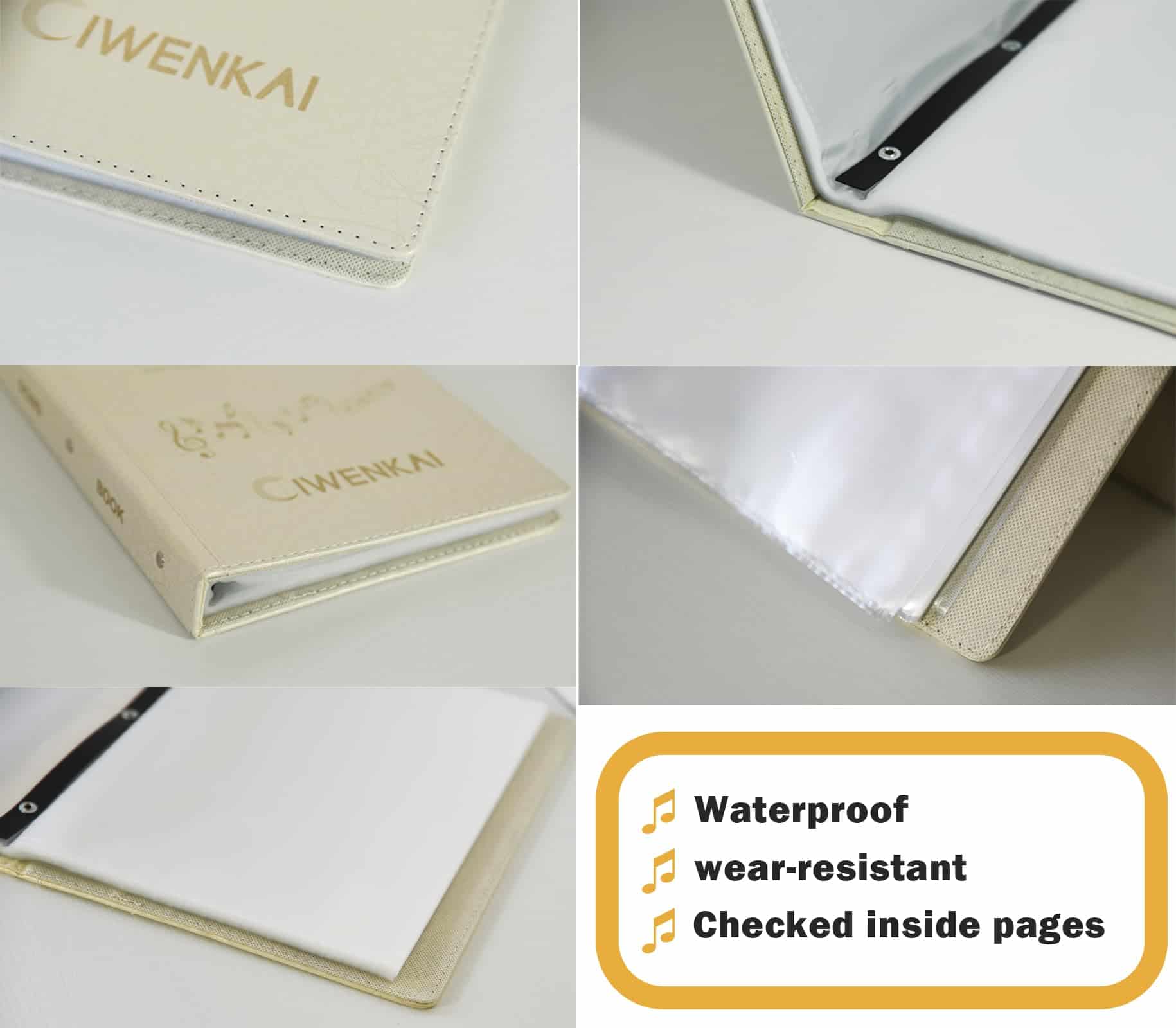 Carpeta de Partituras Ciwenkai 170 Páginas - Porta Música - Imagen 6