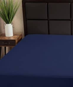 Sabana Ajustable de Poli Algodón Sábana solamente. Más