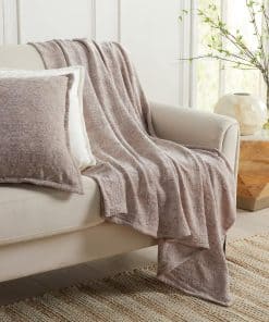 Manta de Chenilla Jacquard | Manta Boho Texturizada para