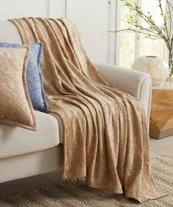 Manta de Chenilla Jacquard | Manta de Textura Boho para