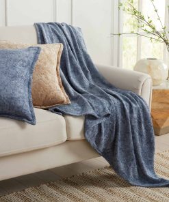 Manta de Chenilla Jacquard | Textura Boho para Sofá, Cama |