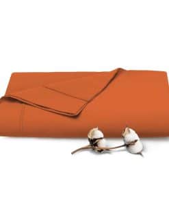 Sábana Plana de Algodón Puro 100% Pizuna Tamaño Queen