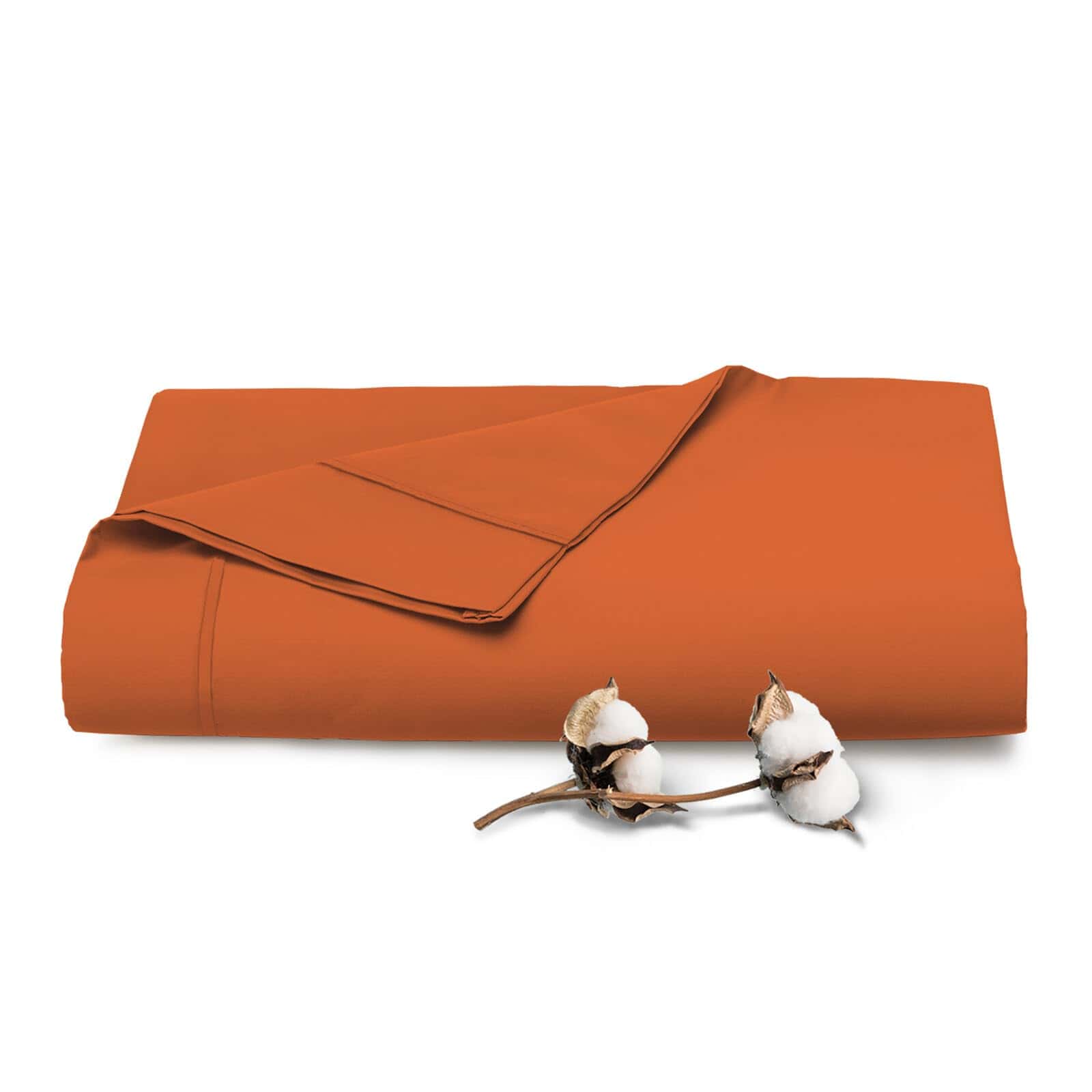 Sábana Plana de Algodón Puro 100% Pizuna Tamaño Queen