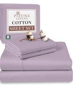 Juego de sábanas RV Queen Pizuna Pure 100% -Lavanda helada