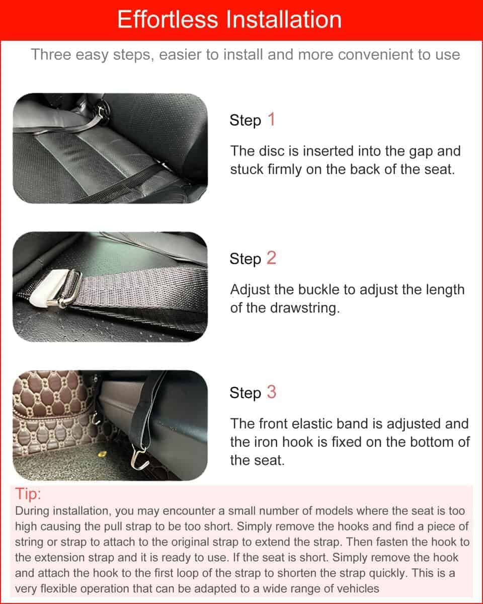 Pianotlbosx Soporte para Pierna de Coche Extensor de Pierna - Imagen 7