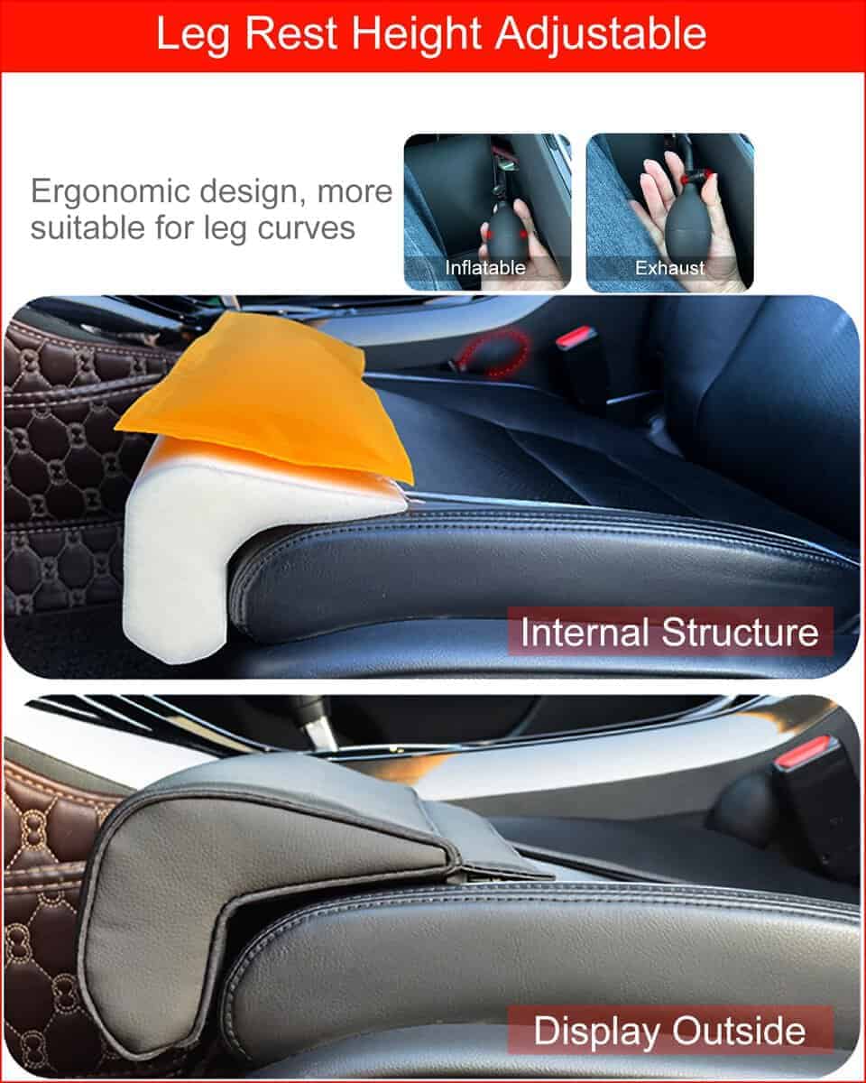 Pianotlbosx Soporte para Pierna de Coche Extensor de Pierna - Imagen 5