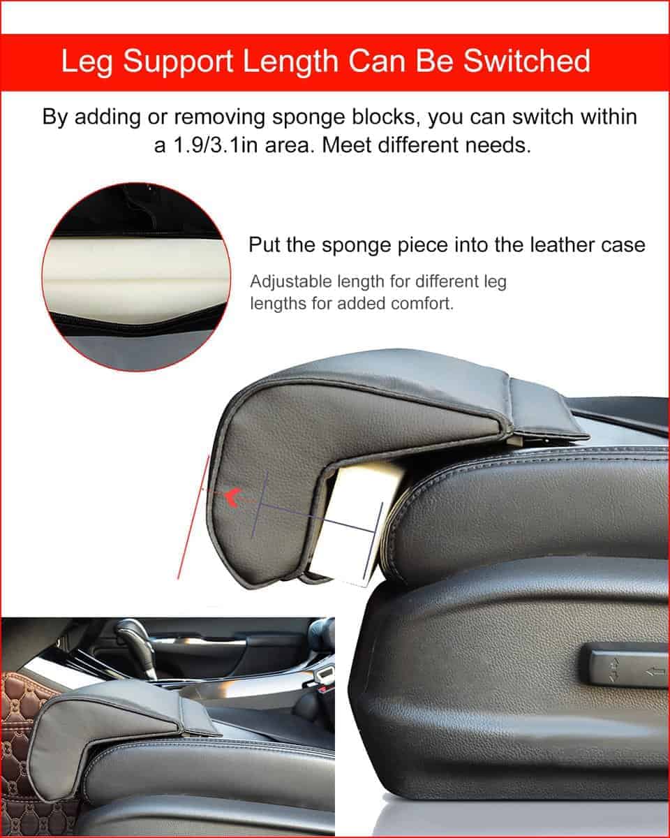 Pianotlbosx Soporte para Pierna de Coche Extensor de Pierna - Imagen 4