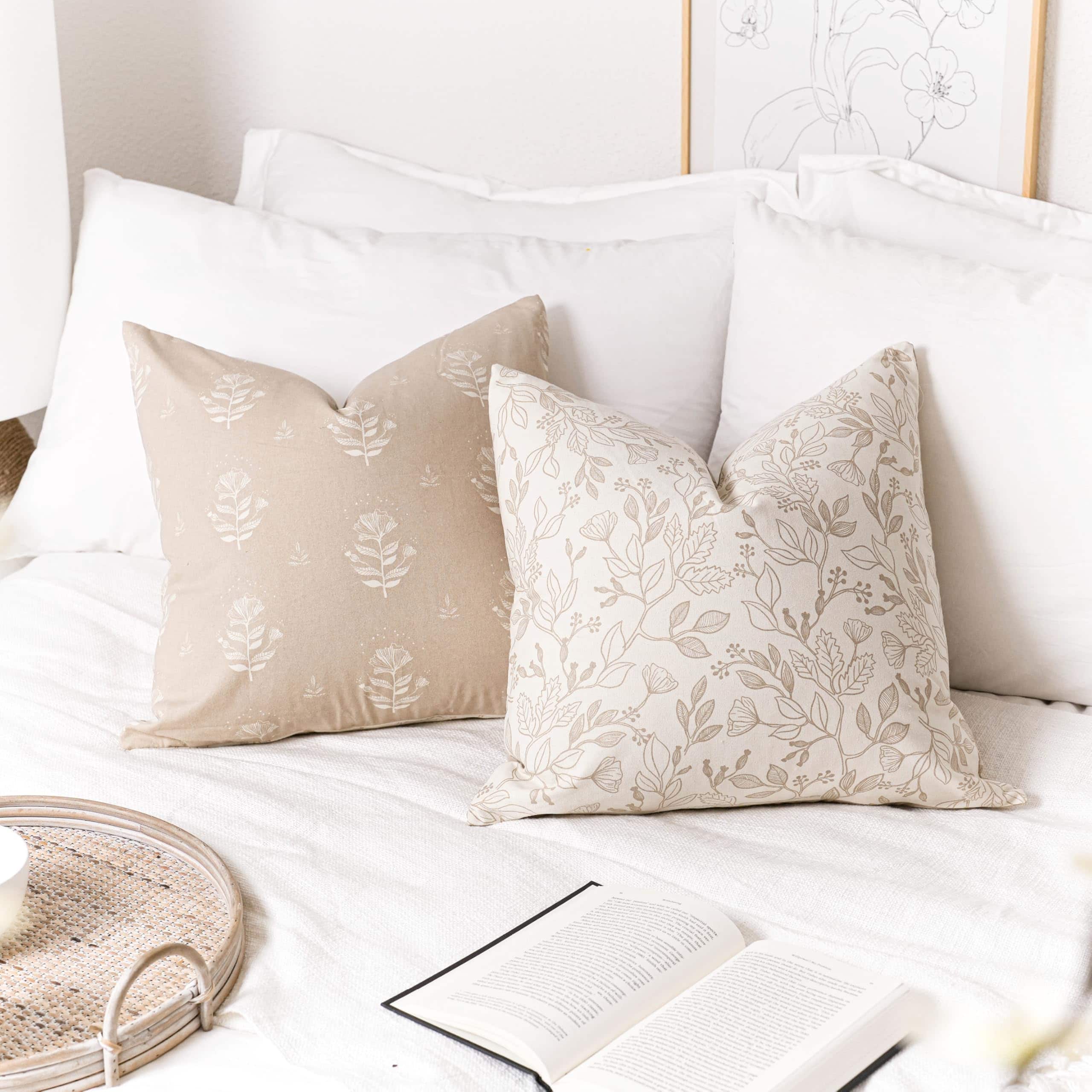 Funda de almohada decorativa de granja SageSelvas 20x20