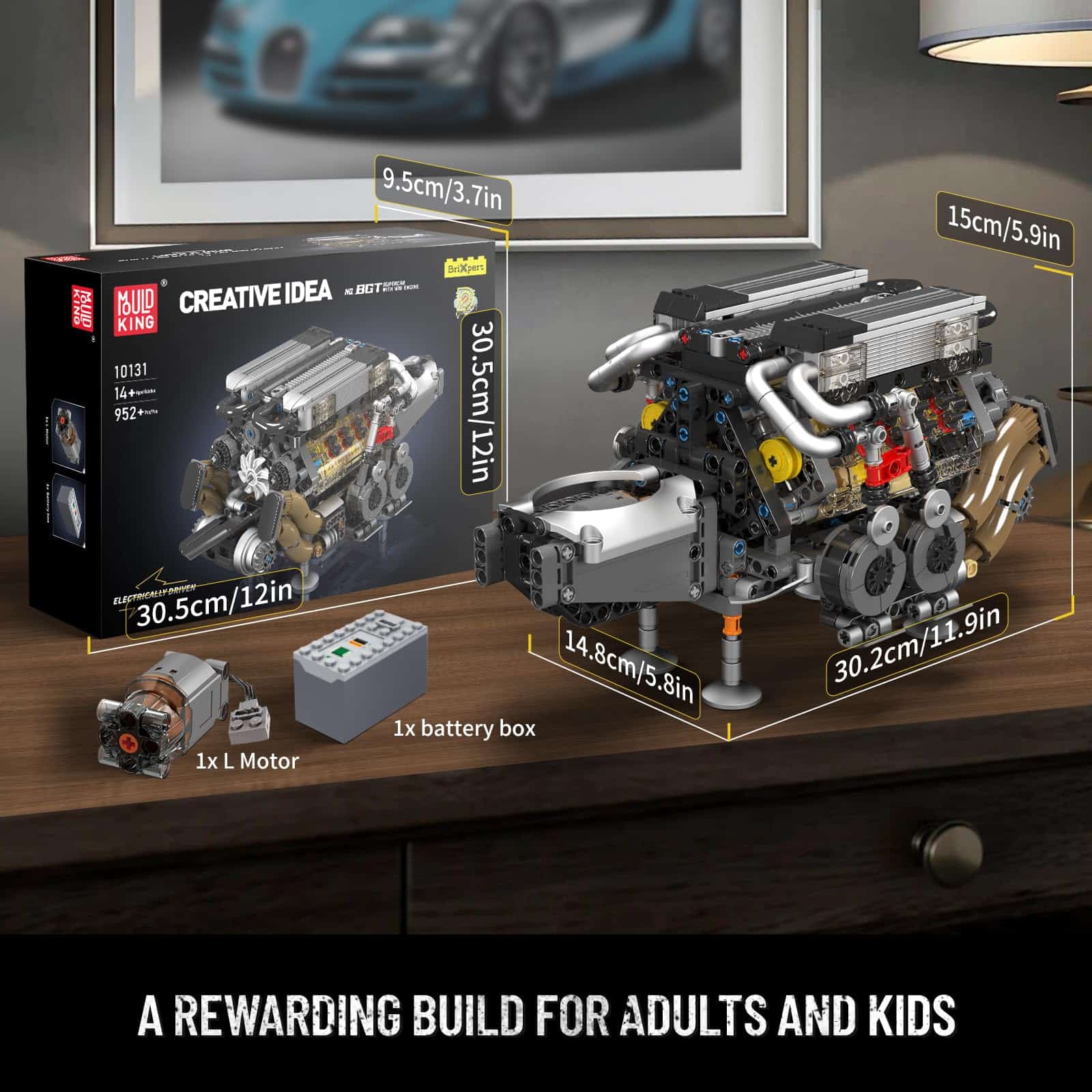 Juego de Bloques de Construcción de Motor Mould King 10131 - Imagen 8