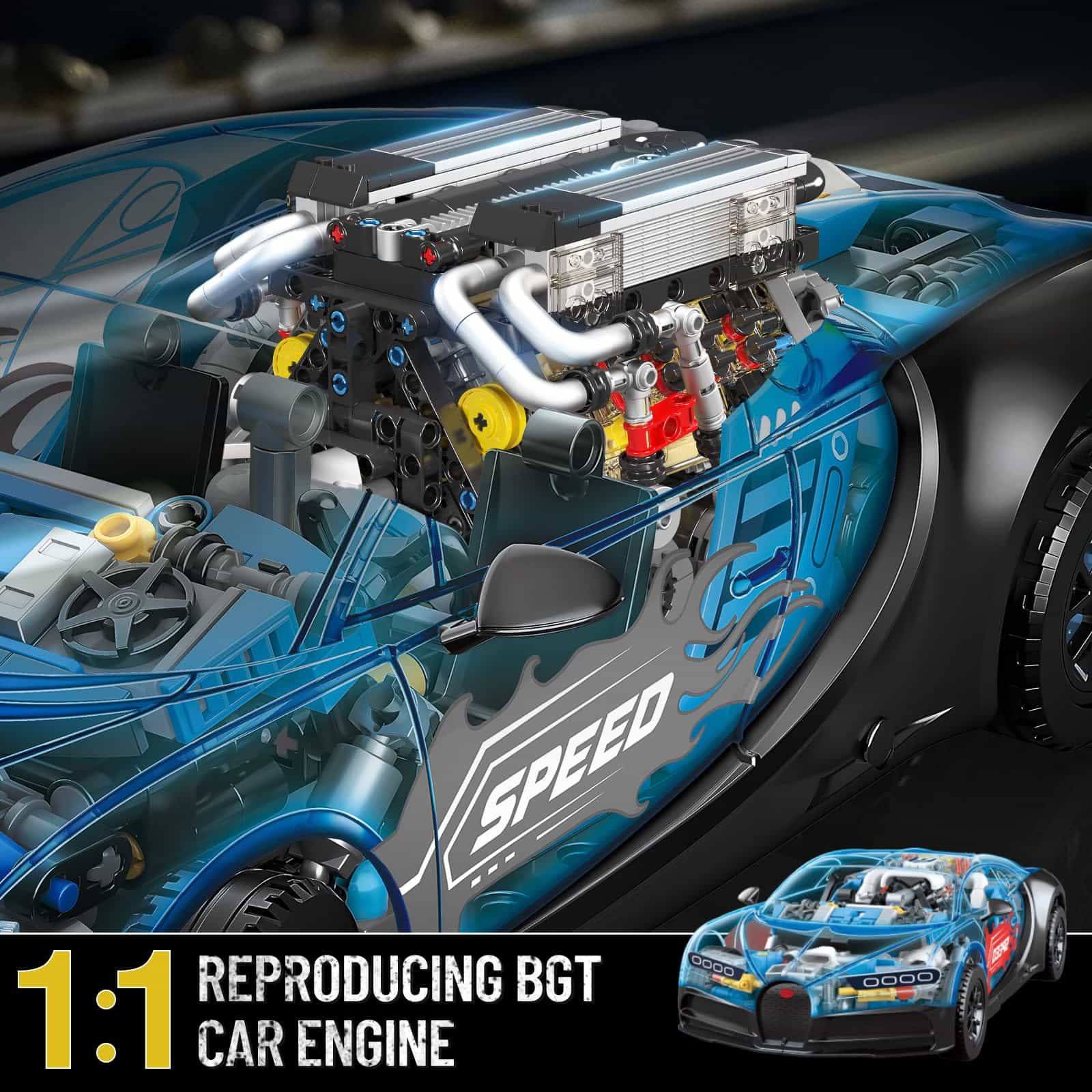 Juego de Bloques de Construcción de Motor Mould King 10131 - Imagen 4