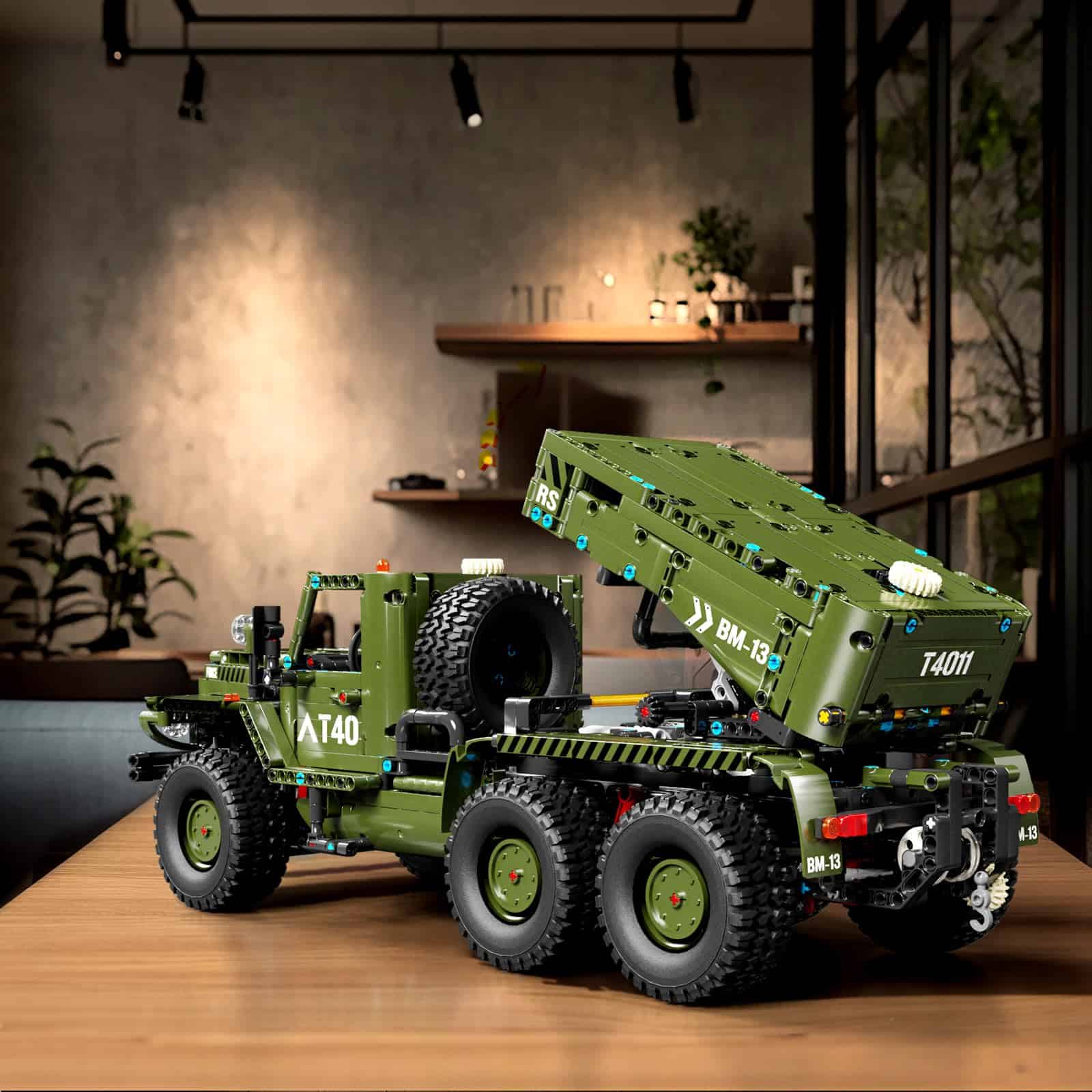 Set de Bloques de Construcción de Vehículos Militares - Imagen 8