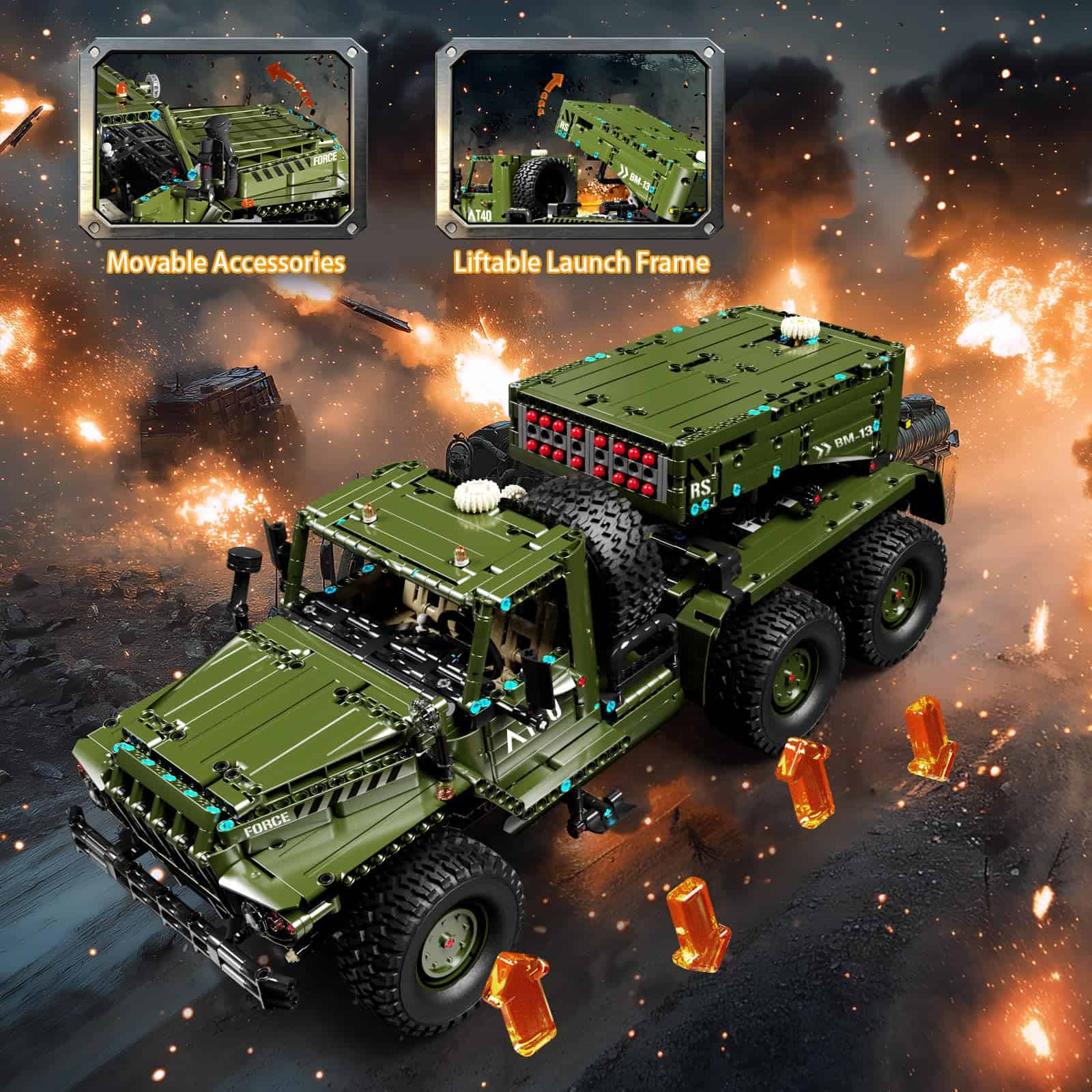 Set de Bloques de Construcción de Vehículos Militares - Imagen 5