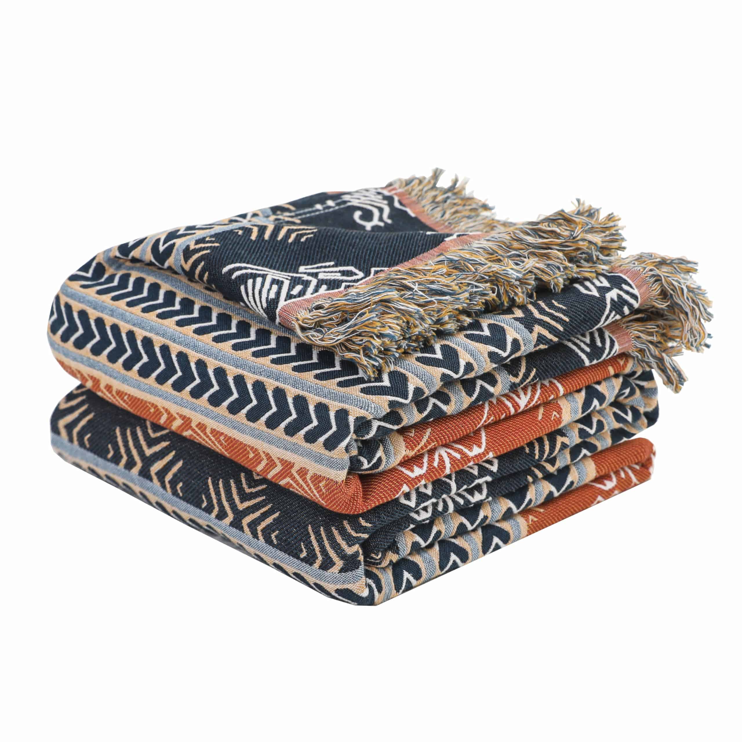 Manta de Algodón Ligera Boho de NIFTYLOOM 60''x80'' - Manta