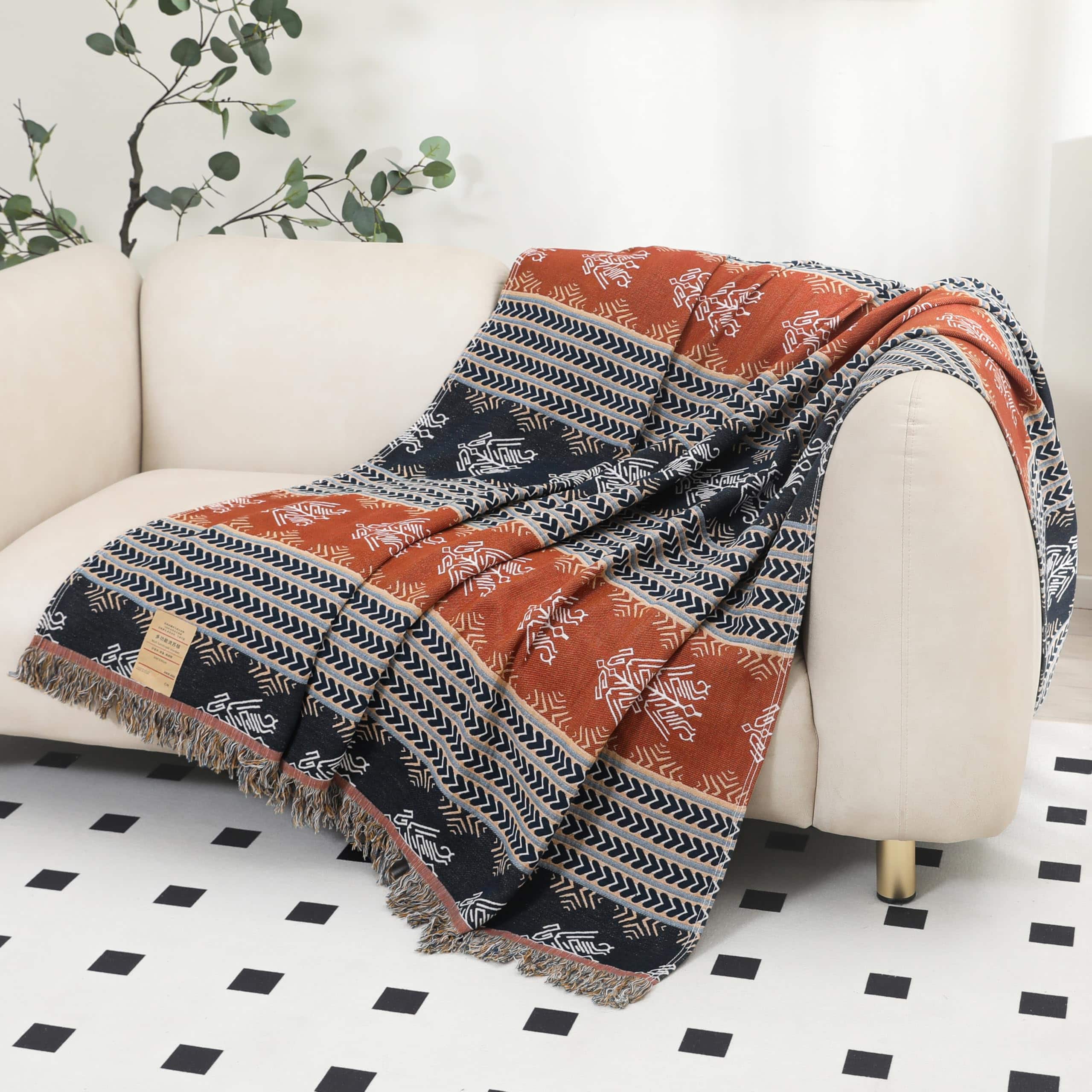 Manta de Algodón Ligera Boho de NIFTYLOOM 60''x80'' - Manta - Imagen 5